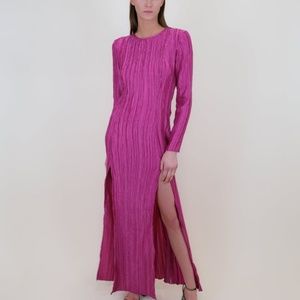 Elegant Pink Maxi Dress
